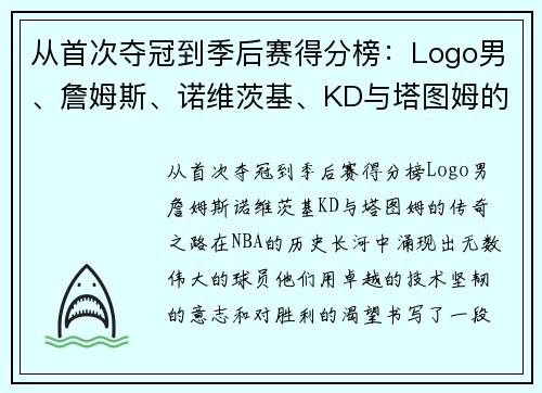 从首次夺冠到季后赛得分榜：Logo男、詹姆斯、诺维茨基、KD与塔图姆的传奇之路